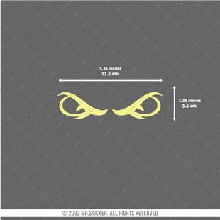 GID10 Karanlikta Parlayan Kızgın Gözler Etiketi