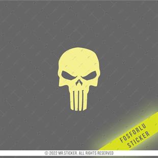 GID14 Karanlikta Parlayan Kurukafa Etiketi