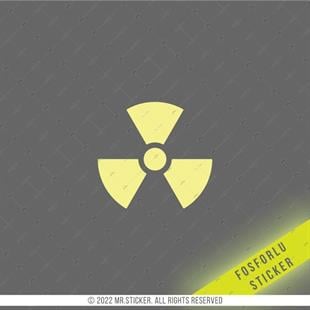 GID16 Karanlikta Parlayan Radyasyon Etiketi