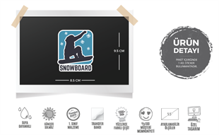 HBG100 Snowboard Yazili Etiket