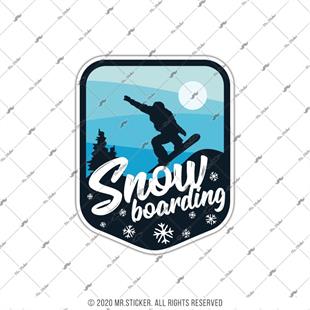 HBG104 Snowboarding Yazili Etiket
