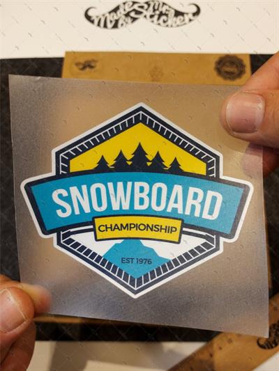 HBG37 Snowboard Etiketi