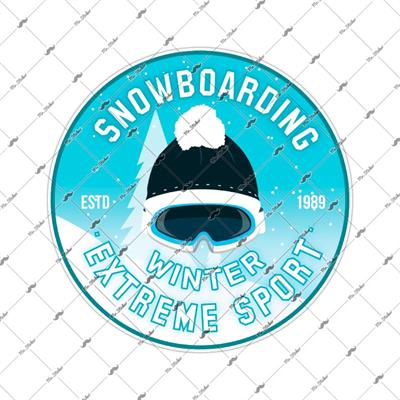 HBG38 Extrem Spor Snowboard Etiketi