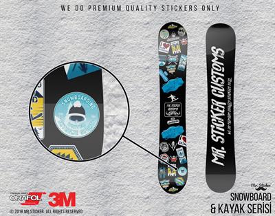 HBG38 Extrem Spor Snowboard Etiketi