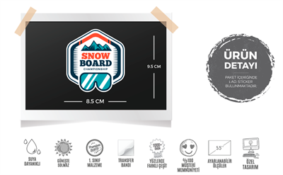 HBG39 Snowboard Etiketi