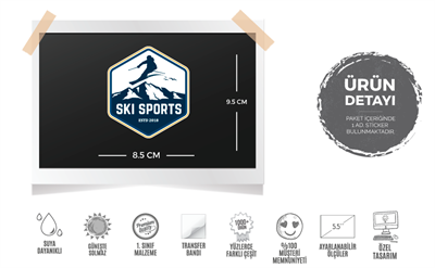 HBG41 Kayak Sporu Etiketi