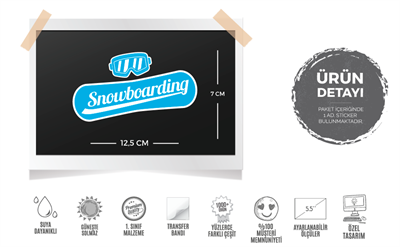 HBG44 Snowboard Etiketi