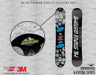 HBG48 Snowboard Uludag Etiketi Ikili Set