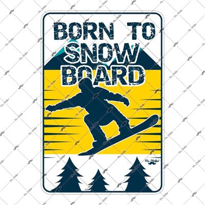 HBG50 Snowboard Yapmak Icin Dogmus Etiketi