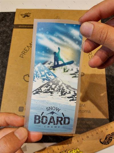 HBG53 Snowboard Sampiyonasi Etiketi