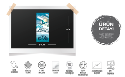 HBG53 Snowboard Sampiyonasi Etiketi