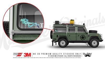 HBG55 Okyanus Motifli Dalgic Silueti Etiketi