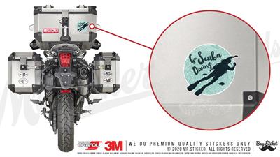 HBG58 Scuba Dalisi Yazili Etiket