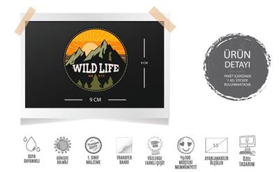 HBG64 Yabani Hayat Yazili Etiket