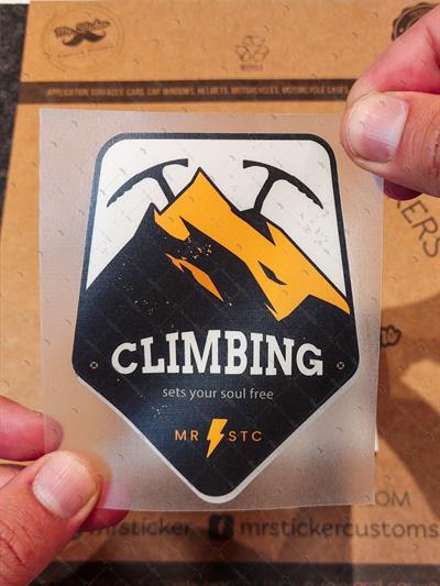 HBG65 Tirmanis Ruhunu Ozgur Birak Yazili Etiket