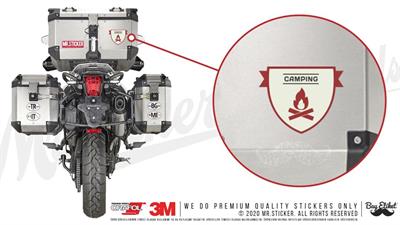 HBG7 Kamp Atesi Temali Etiket