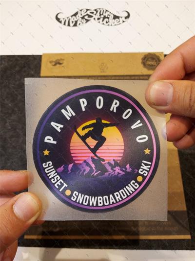 HBG70 Pamporovo Snowboard Etiketi