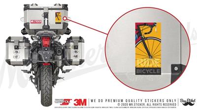 HBG73 Bisiklet Sur Yazili Etiket