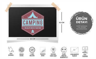 HBG8 Kamp Temali Etiket