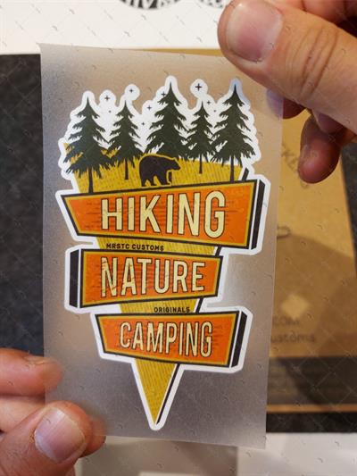 HBG83 Kamp Doga Yuruyus Yazili Etiket