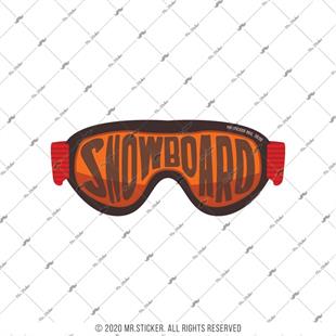 HBG89 Snowboarding Yazili Etiket