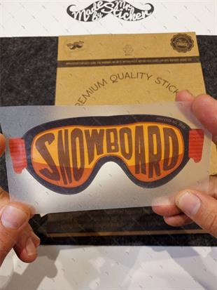 HBG89 Snowboarding Yazili Etiket