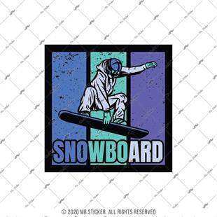 HBG90 Snowboard Yazili Etiket