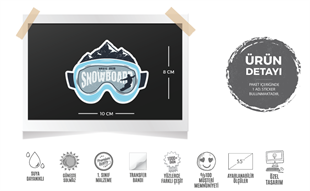 HBG92 Snowboard Gozluk Etiketi