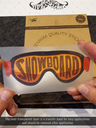 HBGBDL1 Snowboard Sticker Seti 6 Parca