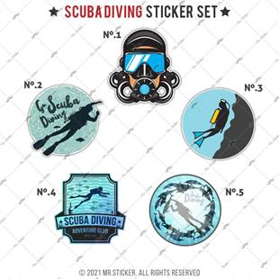 HBGBDL10 Dalgic Sticker Seti 5 Parca