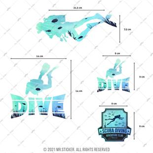 HBGBDL11 Dalgic Sticker Seti 4 Parca