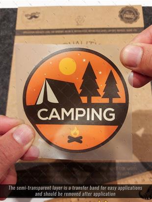 HBGBDL15 Kamp Sticker Seti 5 Parca