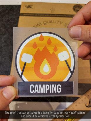 HBGBDL16 Kamp Sticker Seti 5 Parca