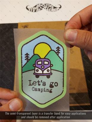 HBGBDL17 Kamp Sticker Seti 5 Parca