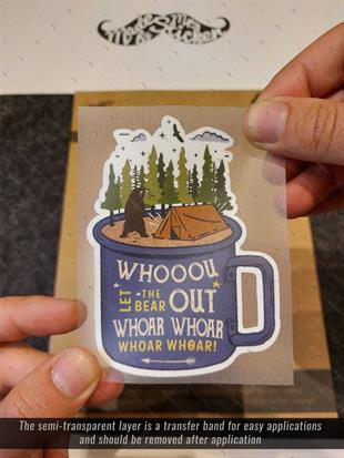 HBGBDL18 Kamp Sticker Seti 5 Parca