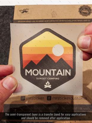 HBGBDL19 Kamp Sticker Seti 5 Parca