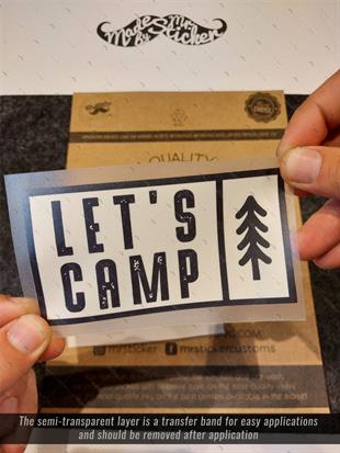 HBGBDL19 Kamp Sticker Seti 5 Parca