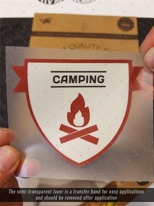 HBGBDL19 Kamp Sticker Seti 5 Parca