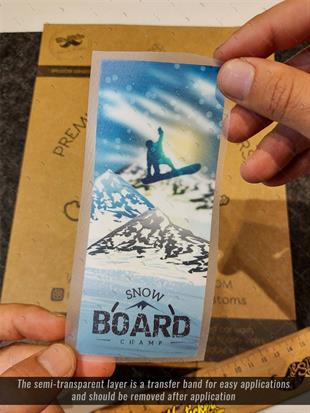 HBGBDL2 Snowboard Sticker Seti 5 Parca