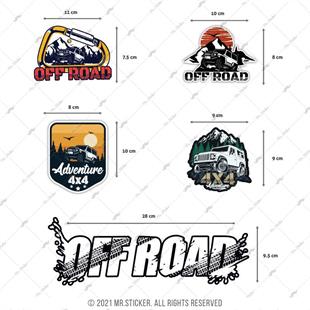 HBGBDL23 Off Road Sticker Seti 5 Parca