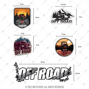 HBGBDL24 Off Road Sticker Seti 5 Parca