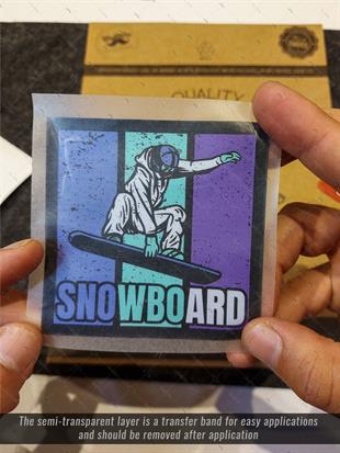 HBGBDL3 Snowboard Sticker Seti 5 Parca