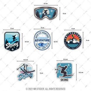 HBGBDL7 Kayak Sticker Seti 6 Parca