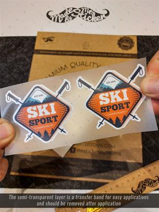 HBGBDL8 Kayak Sticker Seti 5 Parca