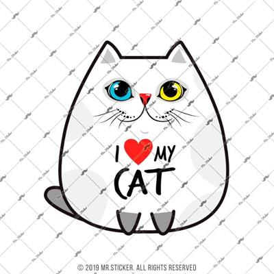 LPT12 Kedimi Seviyorum Yazili Etiket