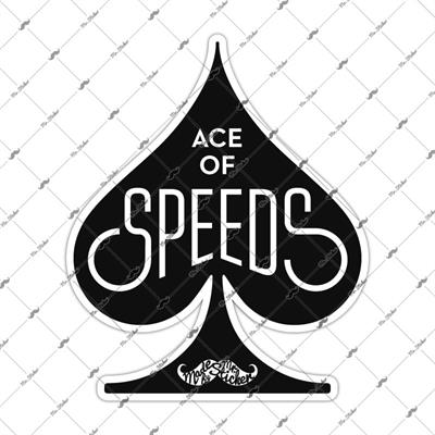 MRSTC3 Reflektif Ace of Speeds Etiketi