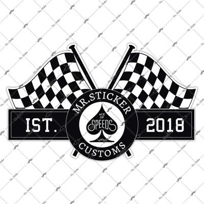 MRSTC4 Reflektif Mr.Sticker Customs Etiketi