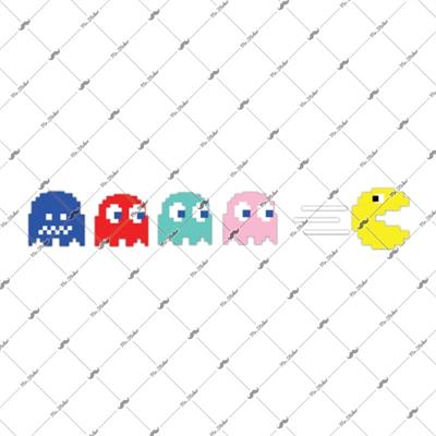 MSL105 Pacman Kaciyor Etiketi