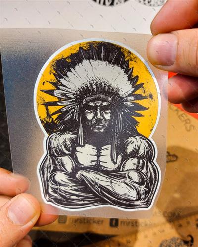 MSL114 Kizgin Mohikan Etiketi