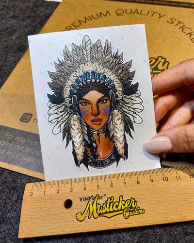 MSL123 Mohikan Kizi Etiketi